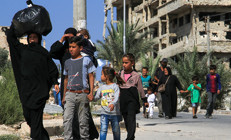 Halepte çatışma: Siviller korku dolu anlar yaşadı