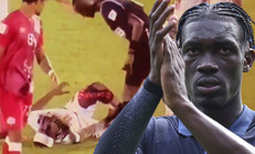 Bissouma acılar içinde yerde kaldı İşte 20 saniyede sakatlandığı anlar