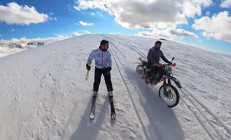 Kar kalınlığı 40 santimetreye ulaştı Kar yağışını fırsata çevirdiler: Sezonun ilkini deneyimledik