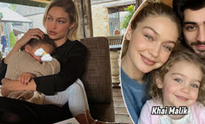 Kızının yüzünü köşe bucak saklıyordu: Ünlü modele tatsız sürpriz