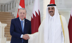 Cumhurbaşkanı Erdoğan, Katar Emiri Al Sani ile bir araya geldi