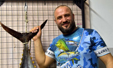 Çanakkalede yakalandı Gözlerine inanamadı: 1 metre 74 santim uzunluğunda | Ölüm pahasına mücadele ettim