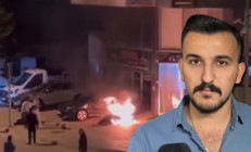 Motosiklet sürücüsünü alevler içinden böyle kurtardı: Kahramanlık değil, insanlık görevi