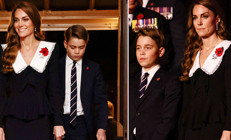 Ne çabuk büyüdü de annesine eşlik ediyor... Bu kez yanına oğlunu aldı