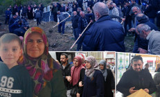 Anne ve 5 yaşındaki oğlu son yolculuğuna uğurlandı