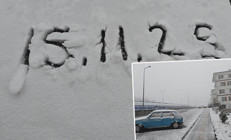 Güne kar yağışı ile başladılar Lapa lapa kar yağıyor: Evler beyaz örtüyle kaplandı