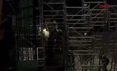 Beyoğlunda metro inşaatında iskele devrildi: 1 ölü, 4 yaralı