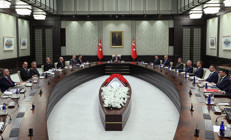 MGK Cumhurbaşkanı Erdoğan başkanlığında toplandı