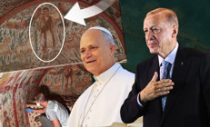 Papa Leonun ziyaretinde İyi Çoban sürprizi: Cumhurbaşkanı Erdoğandan tarihi hediye