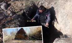 Gözler hiçbir şeyi görmüyor: Altın bulmak için talan edip insan kemiklerini çıkardılar