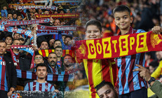 Göztepe-Trabzonspor maçında dostluk tribünlere de yansıdı Anadolu selam durur birbirine