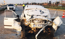 Otomobil, önünde seyreden araca çarptı: 15 yaşındaki Furkan hayatını kaybetti