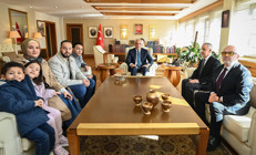 Bakan Ersoydan Hind Rajabın ailesinin ziyaretine ilişkin paylaşım