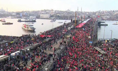 Galata Köprüsünde 1 Ocakta düzenlenecek Filistin eylemi için ortak çağrı