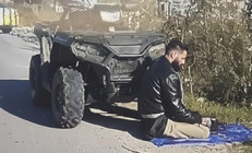 Namaz kılan Filistinliye çarpmıştı: Cezası belli oldu