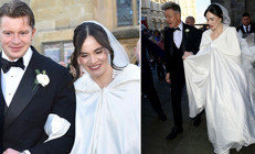 Ünlü şef kızını evlendirdi... Gülsün mü ağlasın mı bilemedi... Karlar prensesi gibi gelin oldu