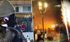 İsviçrede facia geliyorum demiş: Yangının çıkış görüntüsü ortaya çıktı... Her şey saniyeler içinde alev aldı