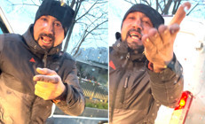 Sürücüyü ağzını burnunu kıracağım diyerek tehdit eden şüpheli yakalandı