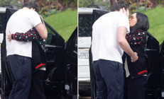 Ünlü çiftin son vedası gözyaşlarıyla ıslandı... Çok severek ayrılmışlar... Nasıl unutulur o son bakış