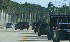 Trumpın konvoyuna saldırı alarmı: Şüpheli nesne panik yarattı