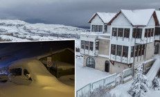 Sıcaklık eksi 31 dereceye düştü: Kar yağışı yeniden başladı Her yer beyaza büründü: Böyle bir kar yağışı görmemiştik