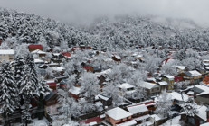 Manzarayı görmek için bölgeye akın ettiler