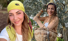Ünlü oyuncu ata topraklarında... İznikte tarımla ilgileniyoruz, zeytinci olduk