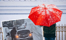 Meteorolojiden yeni kar uyarısı İstanbulda beklenen yağış başladı: Hava buz gibi... | Bu illerde yaşayanlar dikkat