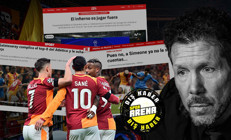 İspanya, Atletico Madridin Galatasaray maçını konuşuyor Cehennemde mucizevi 1 puan Simeonenin hesapları tutmuyor