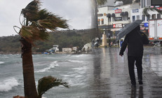 Antalyayı sağanak ve fırtına vurdu: Hortum çıktı, seralar zarar gördü, konteyner sundurması aracın üzerine devrildi