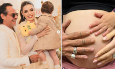 Mutlu haber üçüncü evlilik yıl dönümünde geldi... Ünlü şarkıcıya 31 yaş genç karısından 8nci bebek geliyor