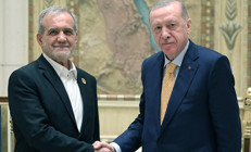 Cumhurbaşkanı Erdoğan, İran Cumhurbaşkanı Pezeşkiyan ile görüştü