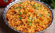 Sebzeli bulgur pilavı tarifi