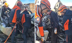 Kayseride feci kaza Öğrenci servisi, TIRa arkadan çarptı: 1 ölü, 7 yaralı