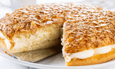 Ballı Alman pastası tarifi (Bienenstich)