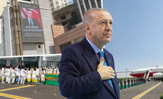 Cumhurbaşkanı Erdoğan Etiyopyaya gitti | Bilboardlara fotoğrafını koydular