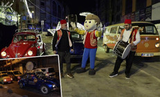 Ramazan ayı boyunca uygulanacak: Klasik araçlarla mahalle mahalle dolaştılar Bu fikir nereden çıktı diye sordular