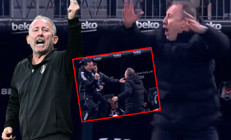 Beşiktaş Göztepeyi yendi, Sergen Yalçın gündem oldu Gol sevincinde dizlerinin üzerine çöktü