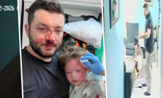 14 aylık bebek ve babası komşuları tarafından darbedilmişti: Güvenlik kamerası görüntüleri ortaya çıktı