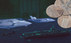 ABDnin dev askeri yığınağı uydu görüntüleriyle tespit edildi: 150 savaş uçağı İrana karşı konuşlandırıldı