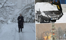 Lapa lapa kar yağışı başladı: Kara teslim oldular, her yer beyaza büründü Zorunlu olmadıkça dışarı çıkmayın