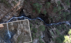 İlçeye 55 kilometre uzaklıkta: Yılın sadece 1 ayı görülüyor | V şeklinde bir yapısı var: Durup bakanlar fark ediyor