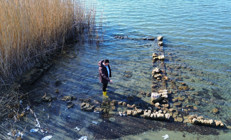 İznikte su çekilince ortaya çıkan gizem: İkinci bir bazilika mı Depremle sular altında kalmış olabilir