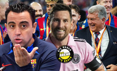 Xaviden çok çarpıcı Barcelona sözleri: Laporta Messinin geri dönmesine izin vermedi