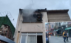 Fatihte 3 katlı binada yangın 1 kişi hayatını kaybetti, 5 kişi yaralandı