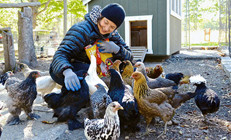 Yaş alıp oyunculuk teklifleri azalınca mektepli çiftçi oldu... Şimdi tavukların nasıl daha çok yumurtlayacağını hesaplıyor