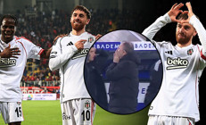 Beşiktaşta Orkun Kökçü 4 yıl sonra başardı: Sergen Yalçın tepkisini gizleyemedi