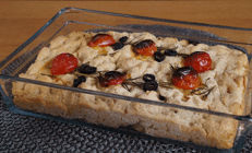 Glutensiz foccacia tarifi (Videolu)