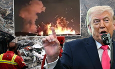 İran kentleri eş zamanlı vuruldu Trump saldırı anını paylaştı