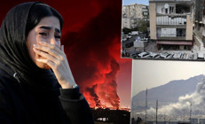 Tahranda şiddetli patlamalar İsrailde 5 nokta vuruldu
